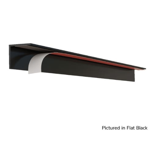 01110451WR1-14 - Designs of Distinction - 7/8 inch Designer DripEdge - 14.5 inch long - Flat Black